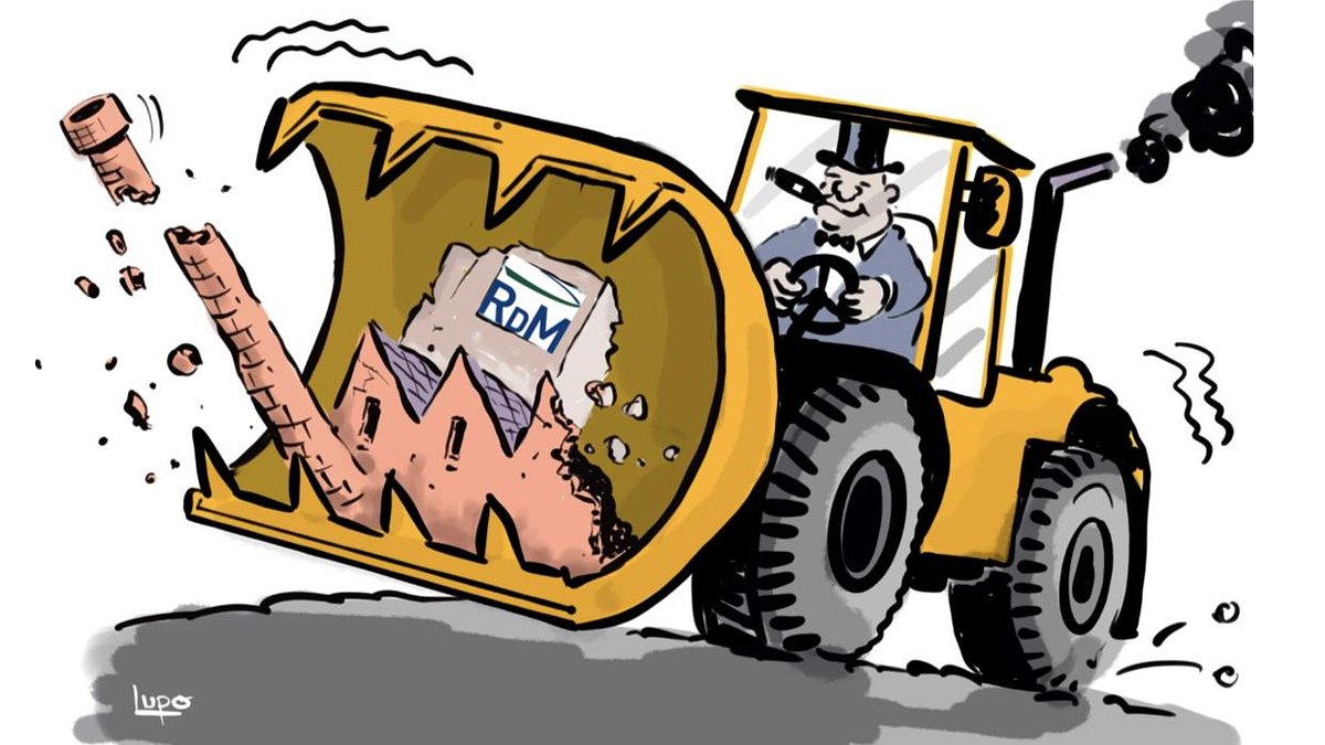 Illustration - Fermeture de RDM : Des actionnaires parasites
