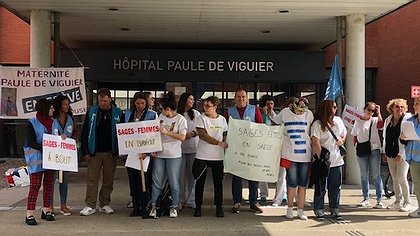 Illustration Sages-femmes en colère, y’en a marre de la galère !