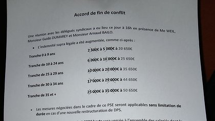 Illustration La détermination des grévistes fait reculer Dumarey