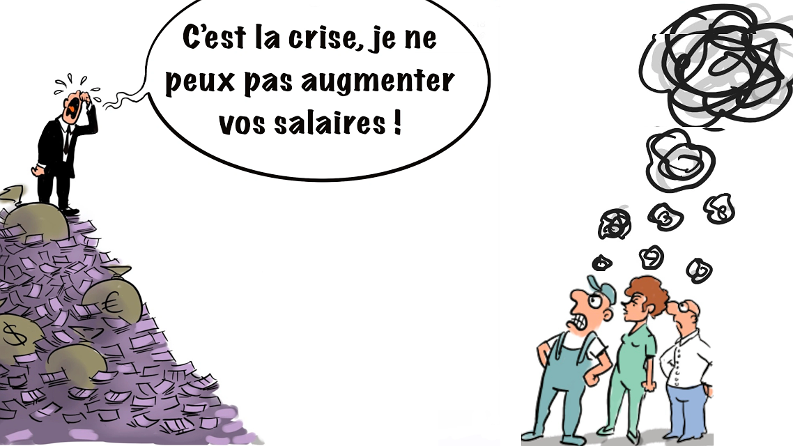 Illustration - Travailler plus et gagner moins : c'est non !